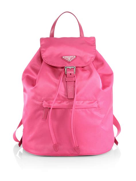 pink prada backpack|Prada backpacks on sale.